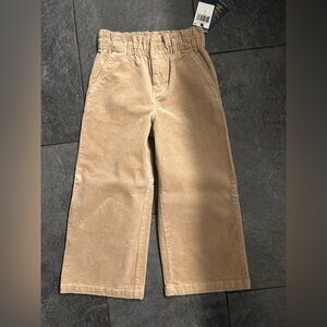 NWT! Ralph Lauren girls corduroys, tan, size 6